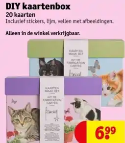 Kruidvat DIY kaartenbox aanbieding