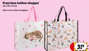 Kruidvat Franciens katten shopper aanbieding