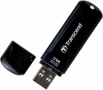 Conrad Transcend JetFlash 750K USB-stick 32 GB Zwart TS32GJF750K USB-A 3.2 Gen 1 aanbieding