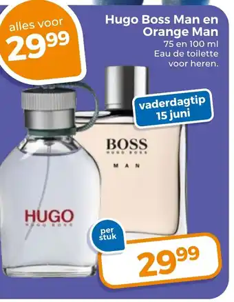 Trekpleister Hugo Boss Man en Orange Man aanbieding