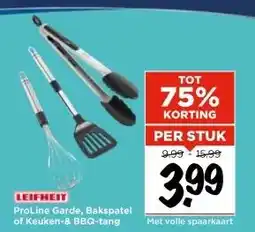 Vomar Voordeelmarkt LEIFHEIT ProLine Garde, Bakspatel of Keuken-& BBQ-tang aanbieding