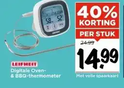 Vomar Voordeelmarkt LEIFHEIT Digitale Oven- & BBQ-thermometer aanbieding