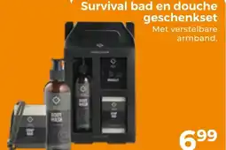 Trekpleister Survival bad en douche geschenkset aanbieding