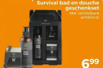 Trekpleister Survival bad en douche geschenkset aanbieding