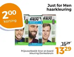 Trekpleister Just for Men haarkleuring aanbieding