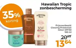 Trekpleister Hawaiian Tropic zonbescherming aanbieding
