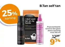 Trekpleister B.Tan self tan aanbieding