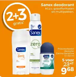 Trekpleister Sanex deodorant aanbieding