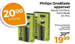 Trekpleister Philips OneBlade apparaat aanbieding