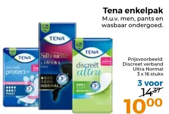 Trekpleister Tena enkelpak aanbieding