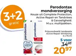 Trekpleister Parodontax mondverzorging aanbieding