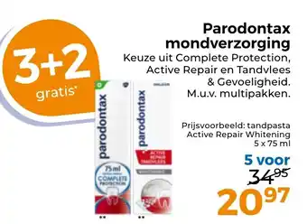 Trekpleister Parodontax mondverzorging aanbieding