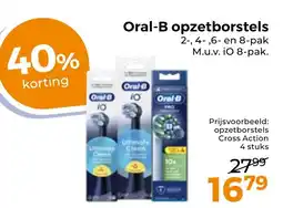 Trekpleister Oral-B opzetborstels aanbieding