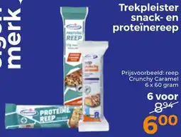 Trekpleister Trekpleister snack en proteïnereep aanbieding