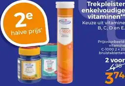 Trekpleister Trekpleister enkelvoudige vitaminen aanbieding