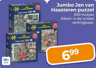 Trekpleister Jumbo Jan van Haasteren puzzel aanbieding