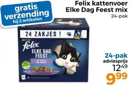 Trekpleister Felix kattenvoer Elke Dag Feest mix aanbieding
