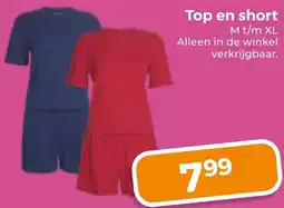 Trekpleister Top en short aanbieding