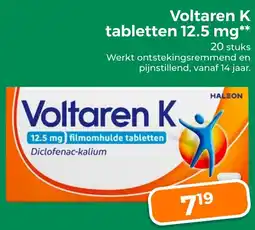 Trekpleister Voltaren K tabletten 12.5 mg aanbieding