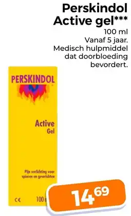 Trekpleister Perskindol Active gel aanbieding
