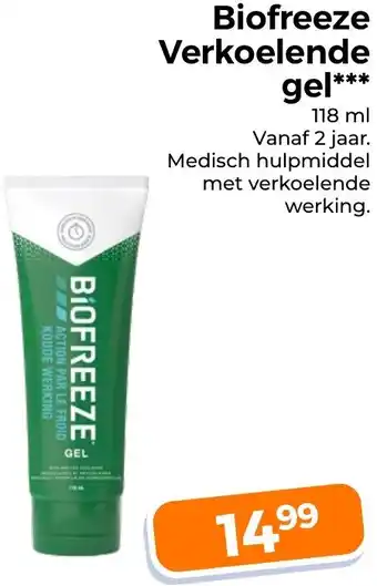 Trekpleister Biofreeze Verkoelende gel aanbieding