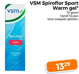 Trekpleister VSM Spiroflor Sport Warm gel aanbieding