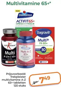 Trekpleister Multivitamine 65+ aanbieding