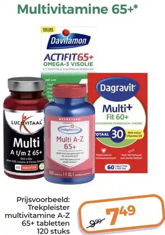 Trekpleister Multivitamine 65+ aanbieding