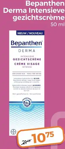 Trekpleister Bepanthen Derma Intensieve gezichtscrème aanbieding