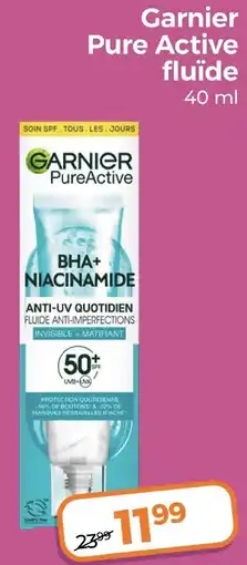 Trekpleister Garnier Pure Active fluïde aanbieding