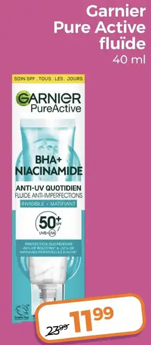 Trekpleister Garnier Pure Active fluïde aanbieding