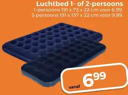 Trekpleister Luchtbed 1 of 2 persoons aanbieding