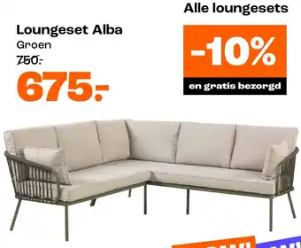 Kwantum Loungeset Alba aanbieding