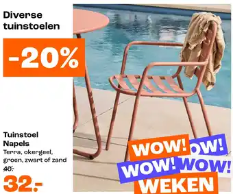 Kwantum Tuinstoel Napels aanbieding