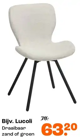 Kwantum Stoelen Lucoli aanbieding