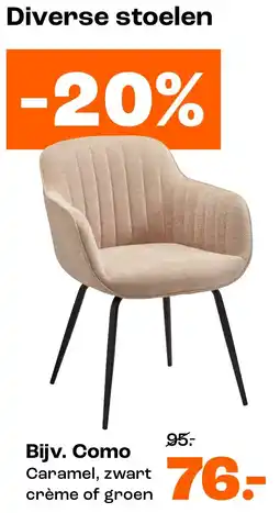Kwantum Stoelen Como aanbieding