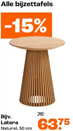 Kwantum Bijzettafels Latera aanbieding