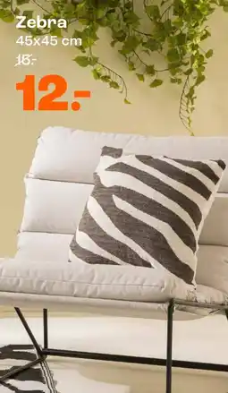Kwantum Sierkussens Zebra aanbieding