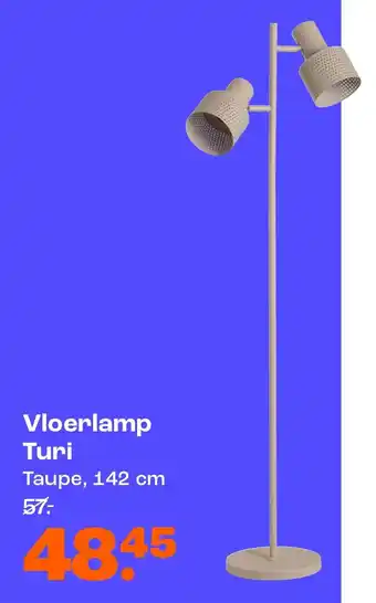 Kwantum Vloerlamp Turi aanbieding