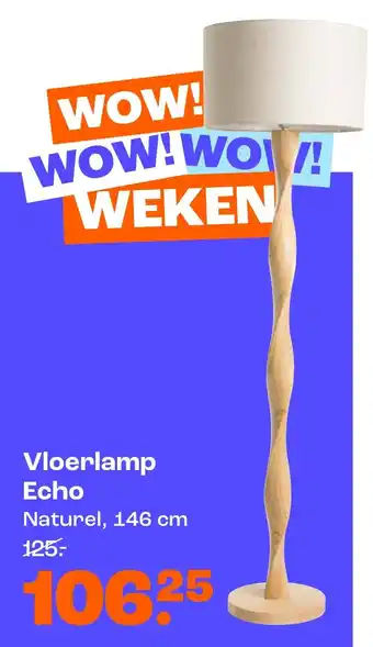 Kwantum Vloerlamp Echo aanbieding