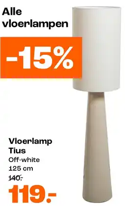 Kwantum Vloerlamp Tius aanbieding