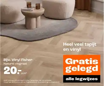 Kwantum Vinyl Fisher aanbieding