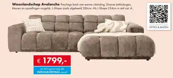 Woonsquare Woonlandschap Avalanche aanbieding