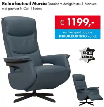 Woonsquare Relaxfauteuil Murcia aanbieding