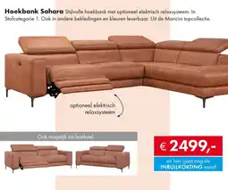 Woonsquare Hoekbank Sahara aanbieding