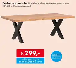 Woonsquare Brisbane salontafel aanbieding