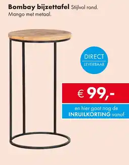 Woonsquare Bombay bijzettafel aanbieding