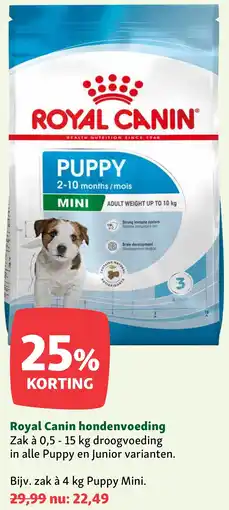 Maxi Zoo Royal Canin hondenvoeding aanbieding
