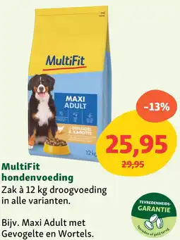 Maxi Zoo MultiFit hondenvoeding aanbieding