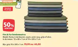 Maxi Zoo Fins & Fur hondenmatras aanbieding